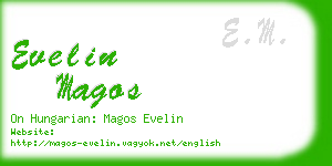 evelin magos business card